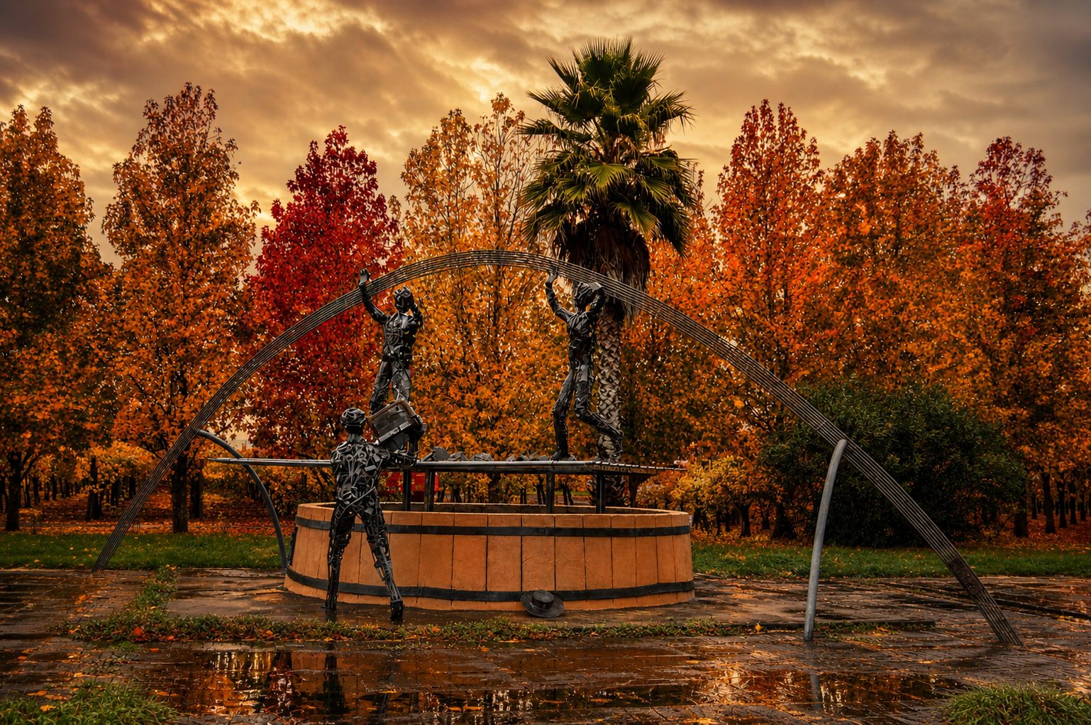 Escultura Viña Casanueva — homenaje a Don Gonzalo